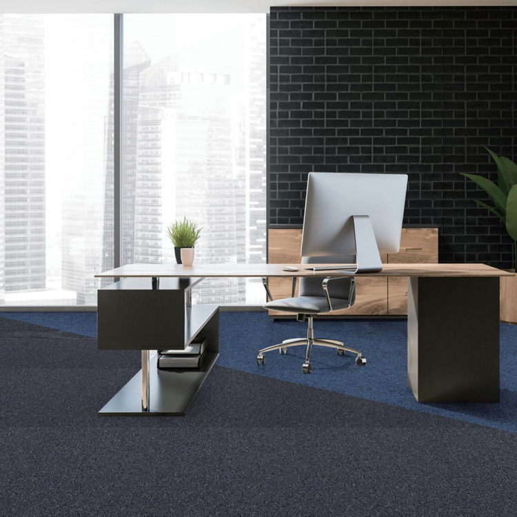100% Polyamide Plain Level Loop Carpet Tiles