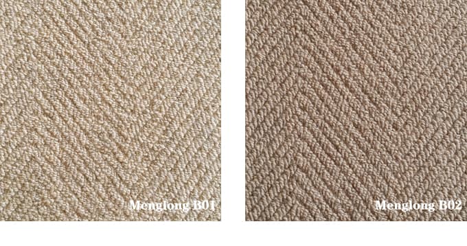 Menglong B, wool loop pile carpet for bedroom