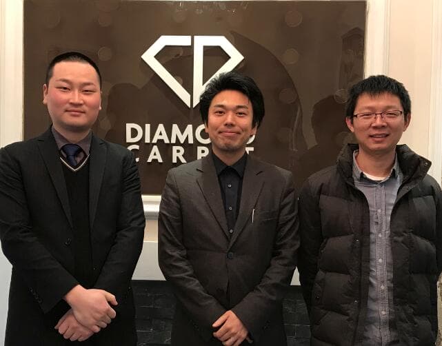 Japan customers visited Diamond Carpet