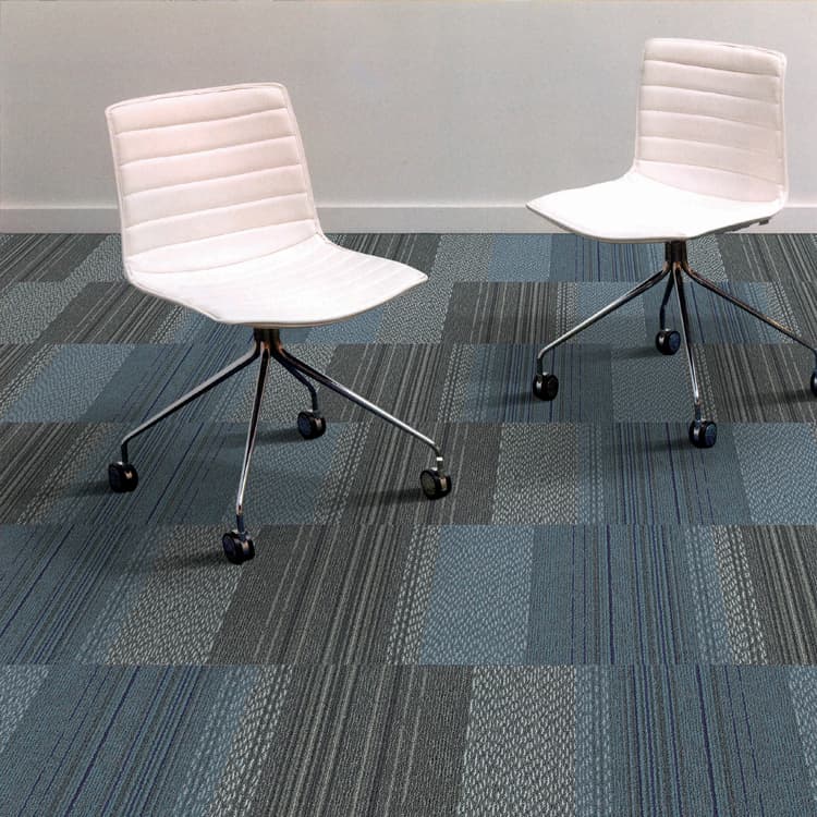 50*50cm 100% Nylon office Loop pile carpet tiles