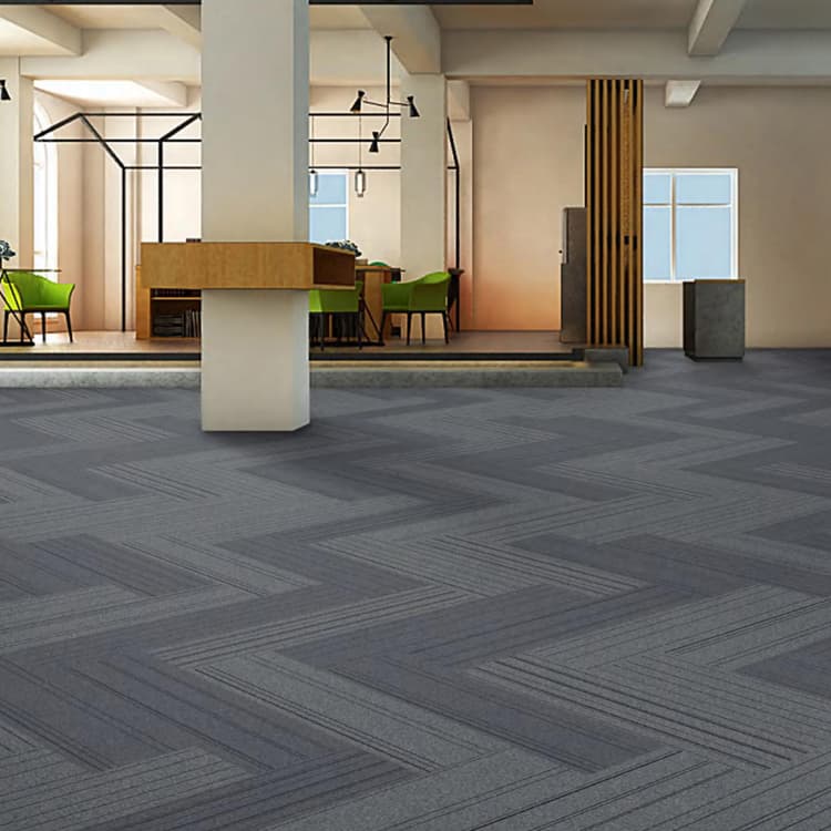 PP Plain Level Loop 25*100 cm Carpet Tiles