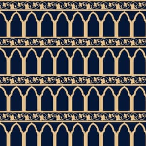 Printed Carpet Customized Pattern Mosque Prayer Carpet