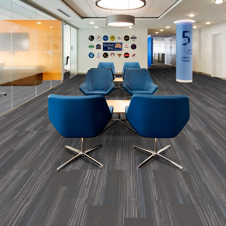 Durable Commercial Grey Carpet Tiles For Office Floor