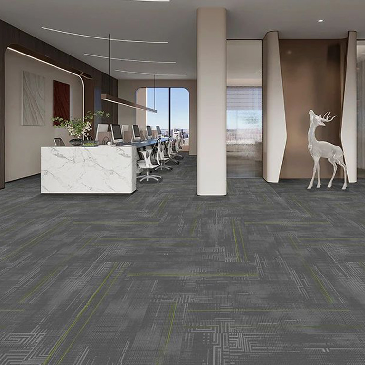 Loop Pile Tufted  Office Flooring Carpet Tiles