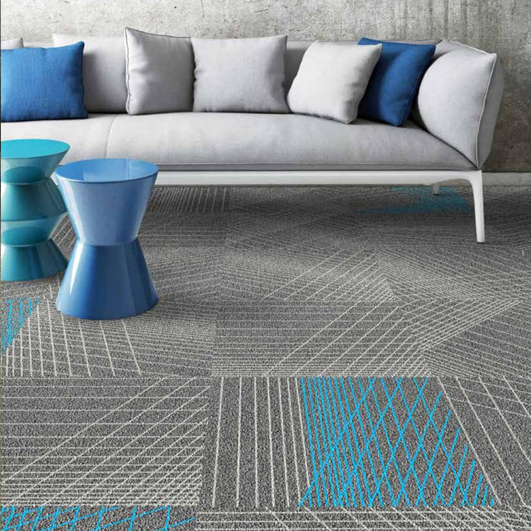 Tufted Commercial Luxury Polyamide Carpet Tiles