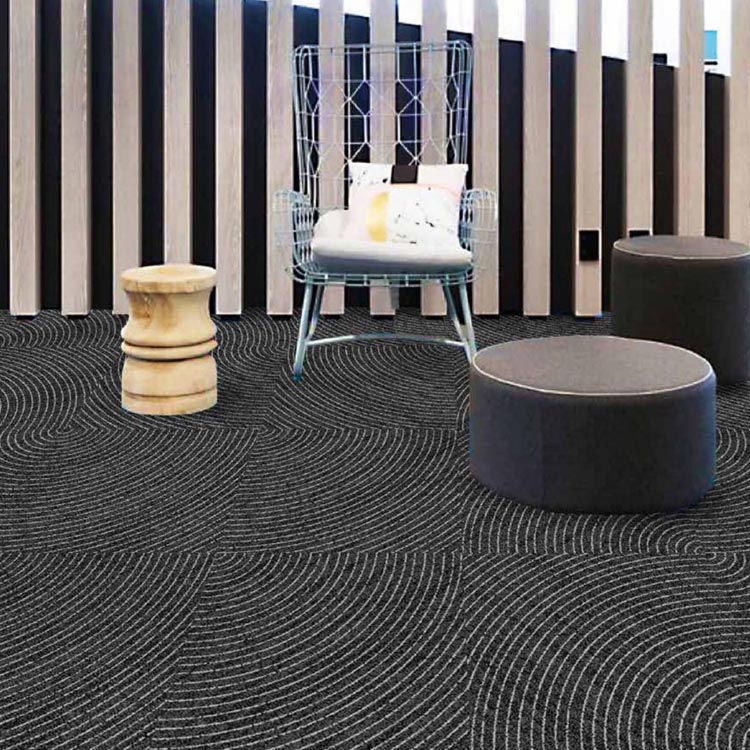 Nylon Carpet Tiles 50*50 Commercial Office Modular PE Backing Carpet Tiles