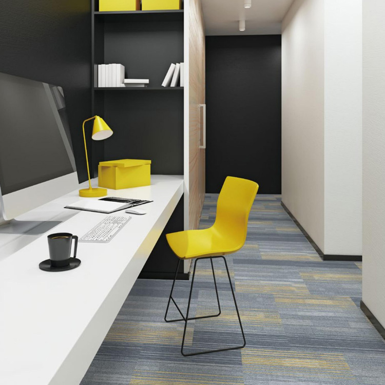 100% Nylon Fireproof Loop Pile Office Carpet Tile