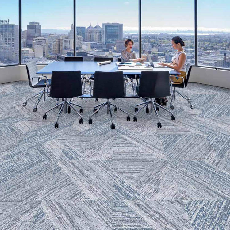 105 100% Nylon 60*60Cm Loop Pile Carpet Tiles