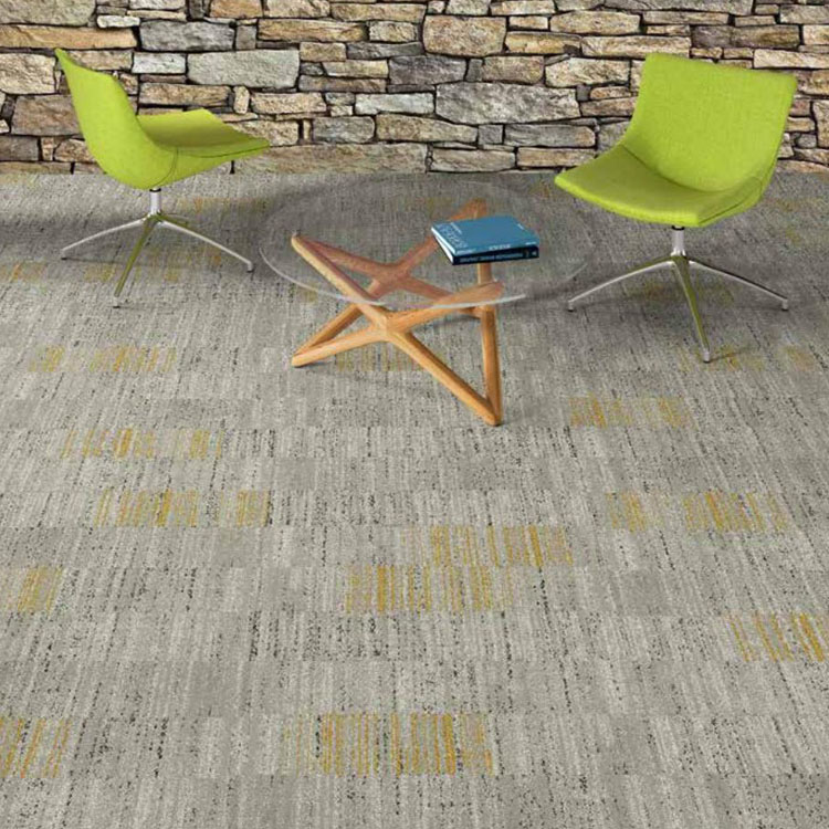 GS10 Series PE Backing Decoration Office Floor Carpet Tiles