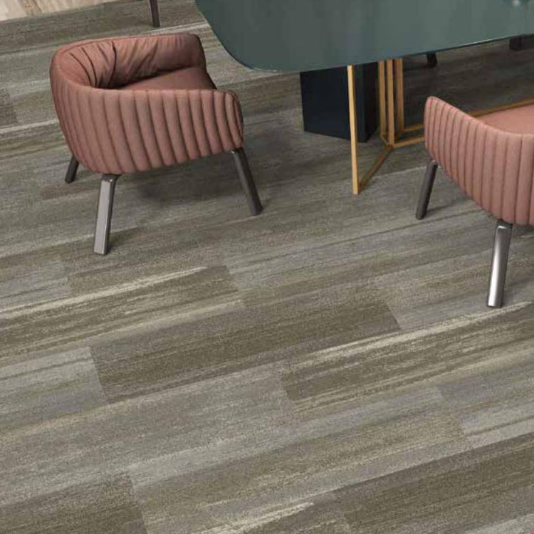 100% Nylon Printed Fireproof Modular Carpet Tile