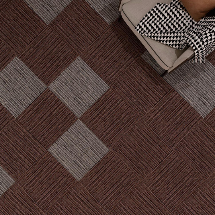 Machine Tufted Loop Pile Office 50*50 Carpet Tile