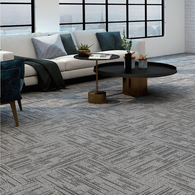 Machine Tufted Loop Pile Office 50*50 Carpet Tile