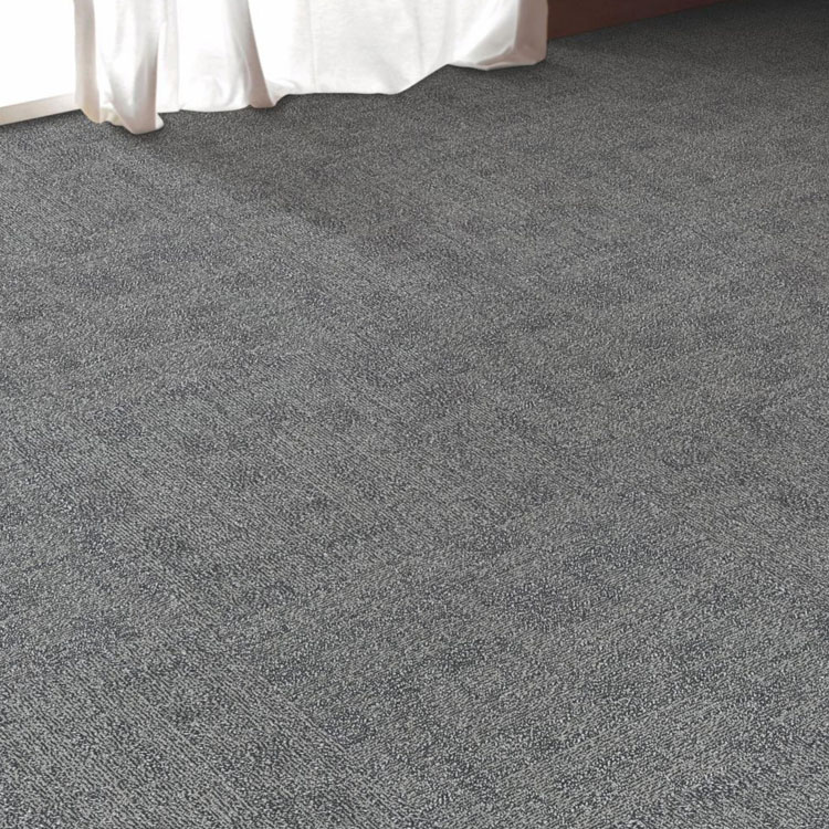 Commercial 50*50cm Loop Pile Nylon Carpet Tile