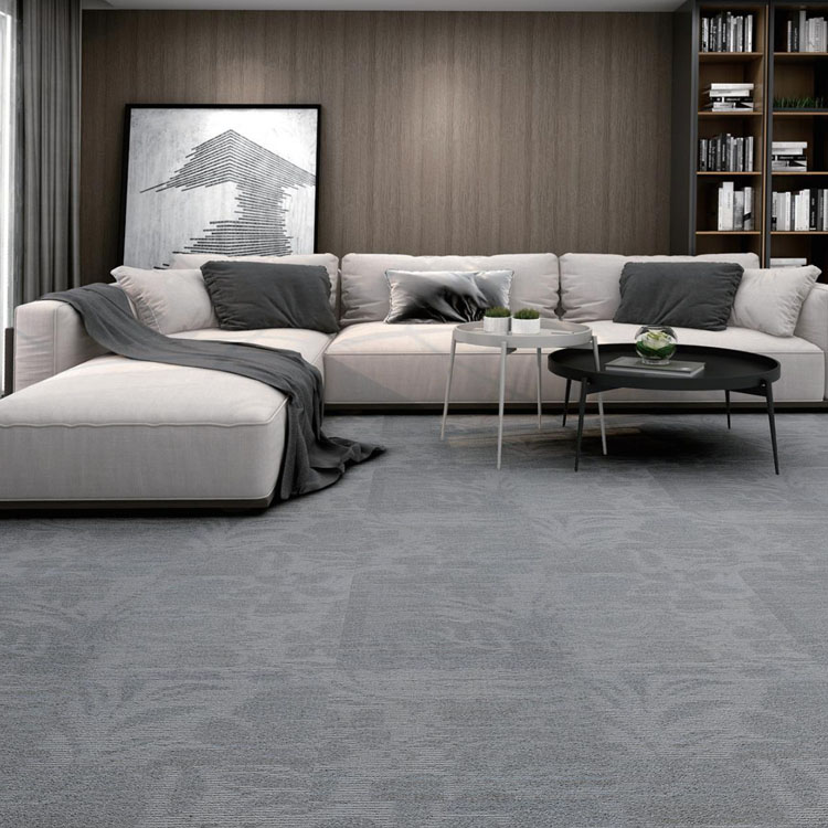 Custom Fireproof Modular Polyamide Carpet Tiles For Office