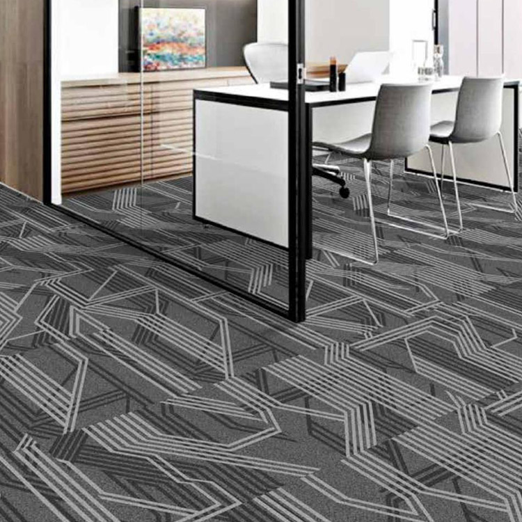 50*50Cm Loop Pile Carpet Tile For Office Use