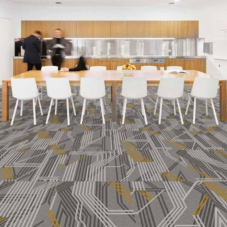 50*50Cm Loop Pile Carpet Tile For Office Use