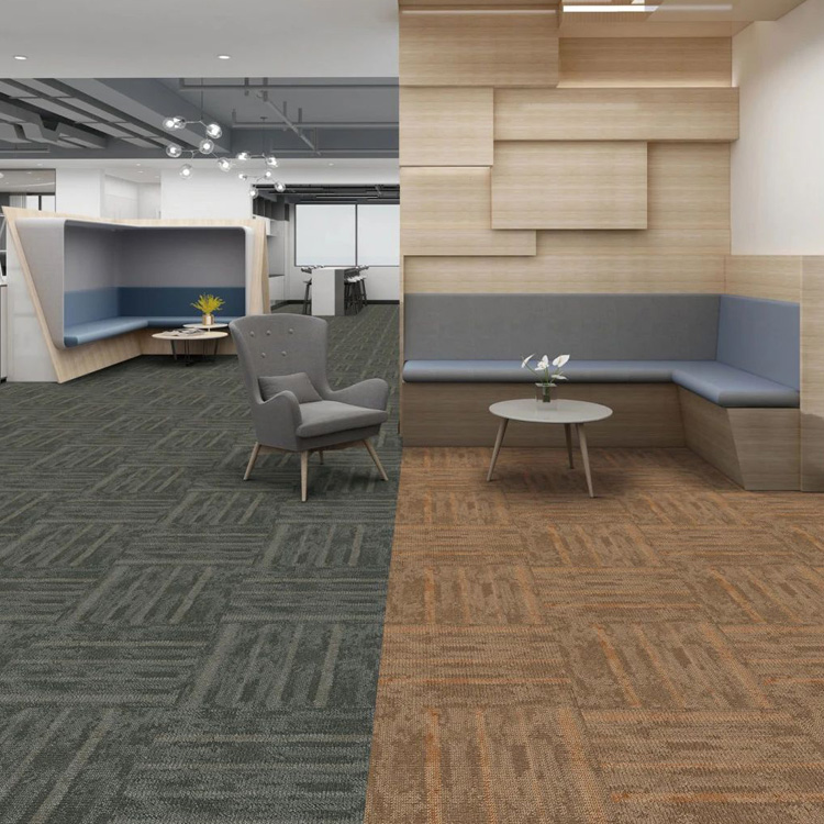 Loop Pile Polypropylene Carpet Tiles For Office Floor