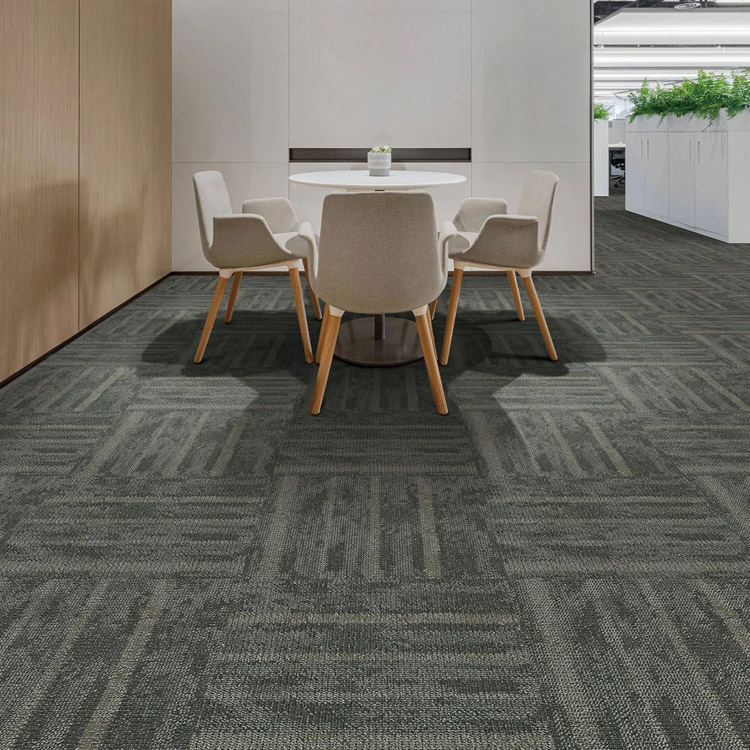 Loop Pile Polypropylene Carpet Tiles For Office Floor