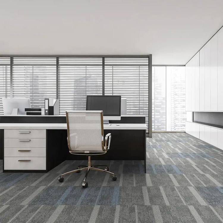 Loop Pile Polypropylene Carpet Tiles For Office Floor