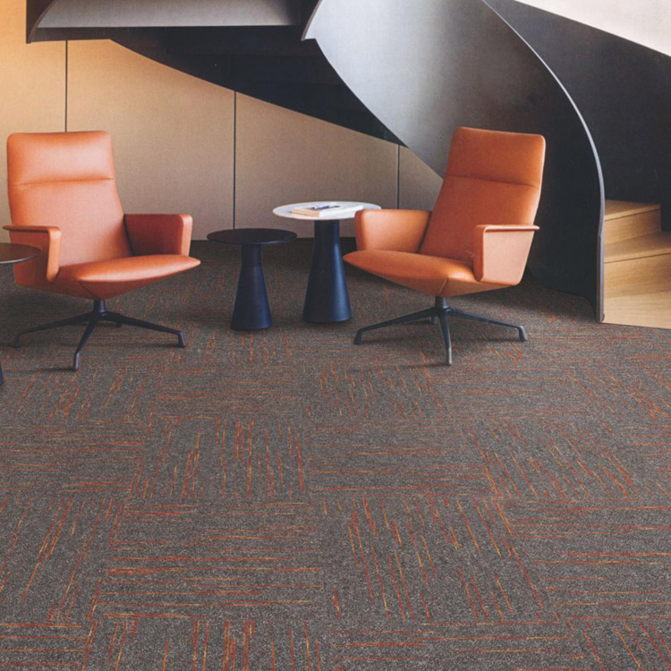 Polyamide Tufted Loop Pile Office Floor Carpet Tiles