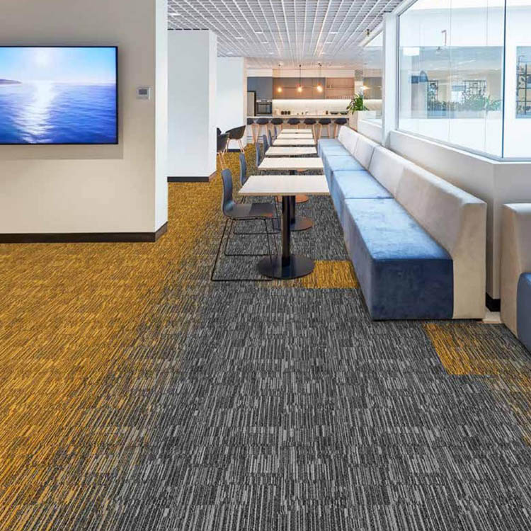 MR55 100% Nylon Fireproof Office Floor Carpet Tiles