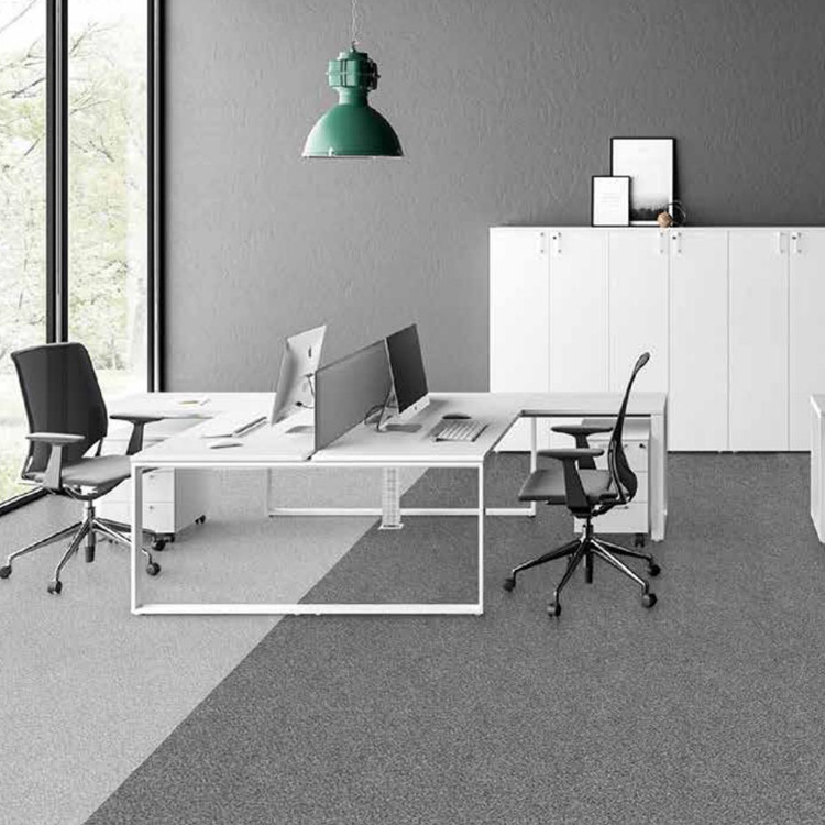 FL18 100% Nylon Carpet Tiles Decoration Office Floor Carpet Tiles