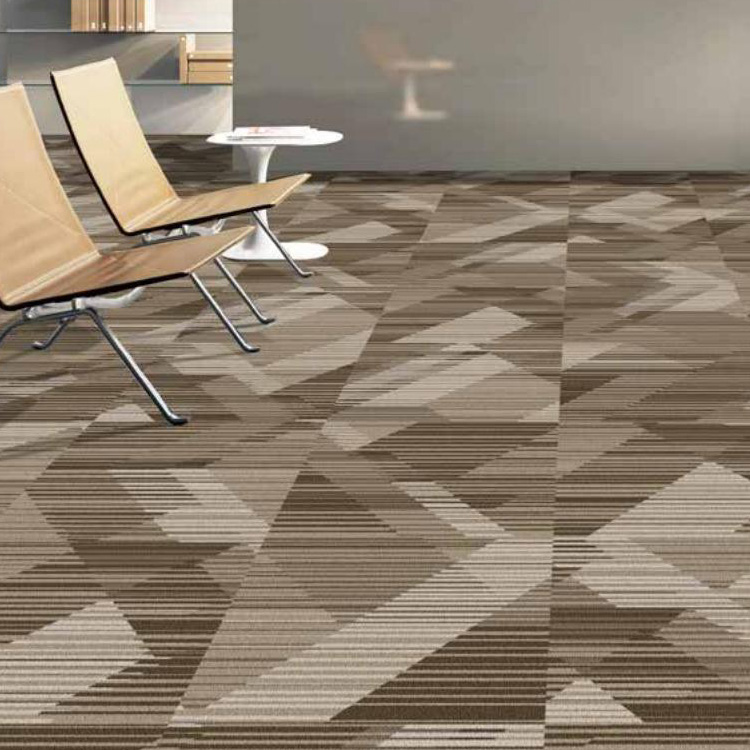 ST11 100% Nylon Office Floor High Definition Printing Carpet Tiles