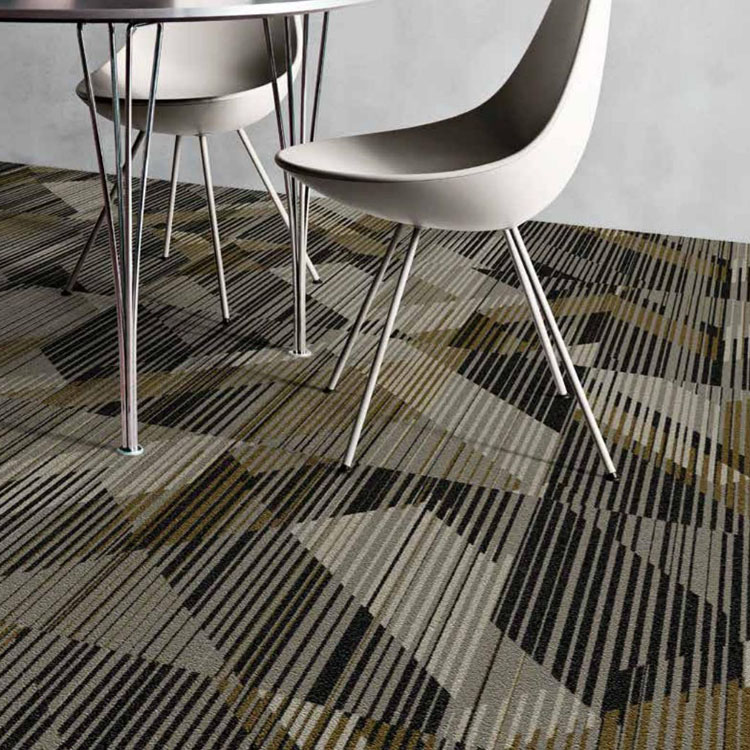 ST11 100% Nylon Office Floor High Definition Printing Carpet Tiles