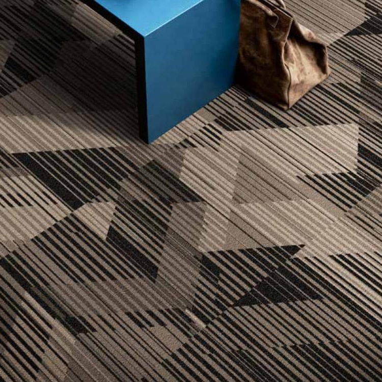 ST11 100% Nylon Office Floor High Definition Printing Carpet Tiles