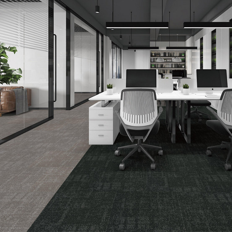 Commercial 100% Nylon Office Textured Square Carpet