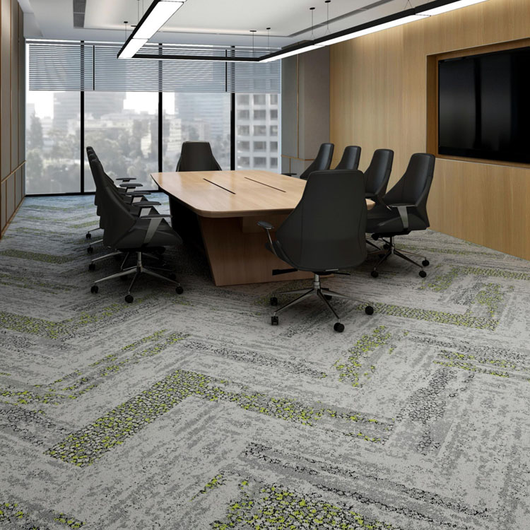 Commercial 25*100 Office Textured Carpet Tiles