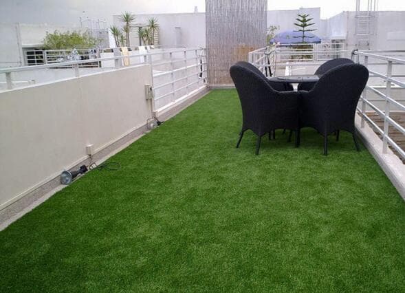 How to set up a temporary artificial turf areas?