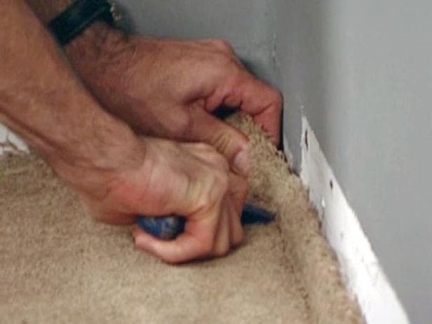 Trim the Excess Carpet