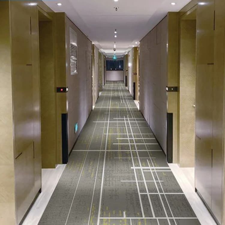 B126A High Quality Nylon Printing Hotel Corridor Carpet