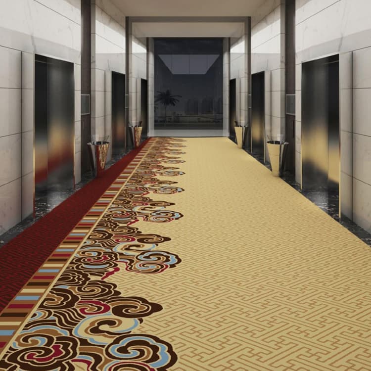 Customize High Quality Printing Hotel Corridor Carpet