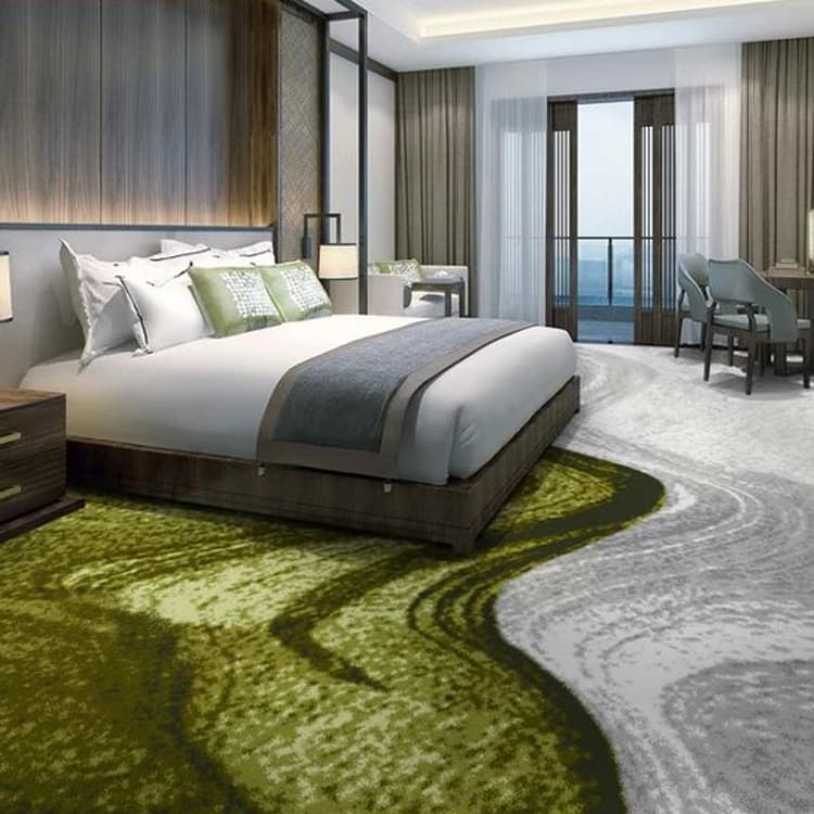 Customize Wall To Wall Printing Hotel Room Carpet