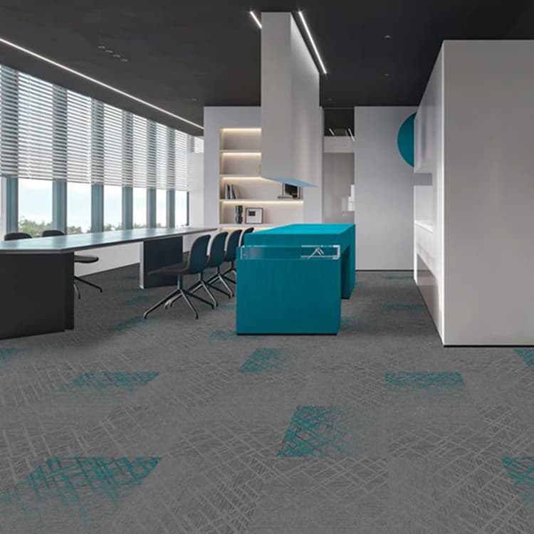 ZF Carpet Tiles 50*50cm For Office Floor Use