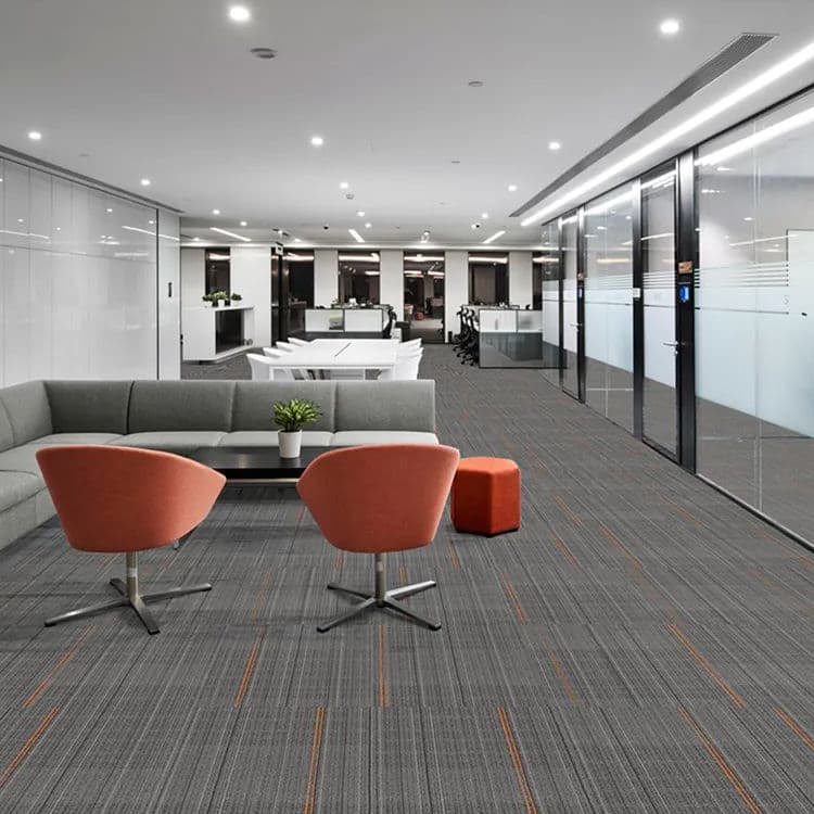 LD High Quality Printing Commercial 50*50cm Carpet Tiles For Office